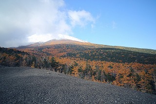 富士山の紅葉トレッキング