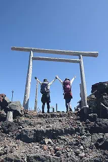 富士山御殿場ルートのゴール